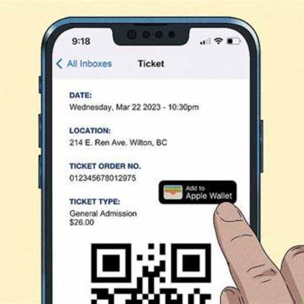 how to add ticket to apple wallet