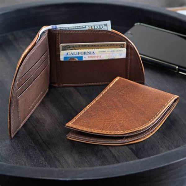 front pocket leather wallet