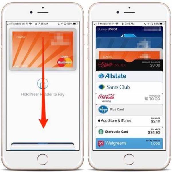 how to change default card in apple wallet