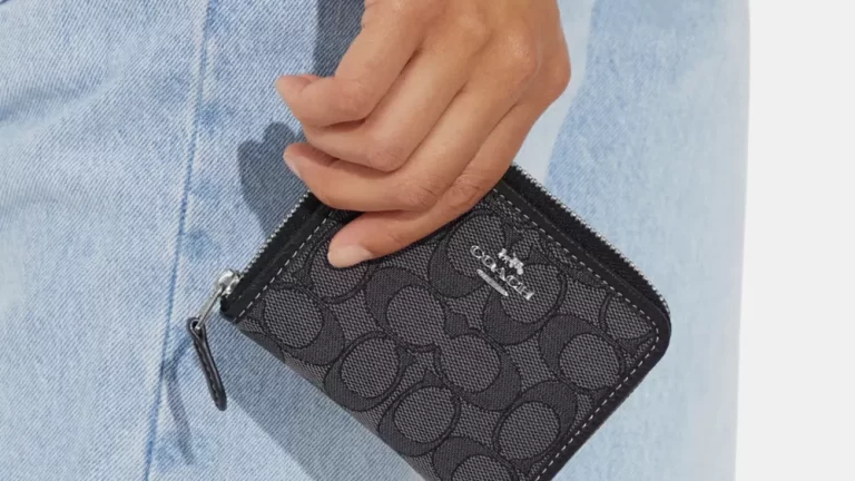 black coach wallet