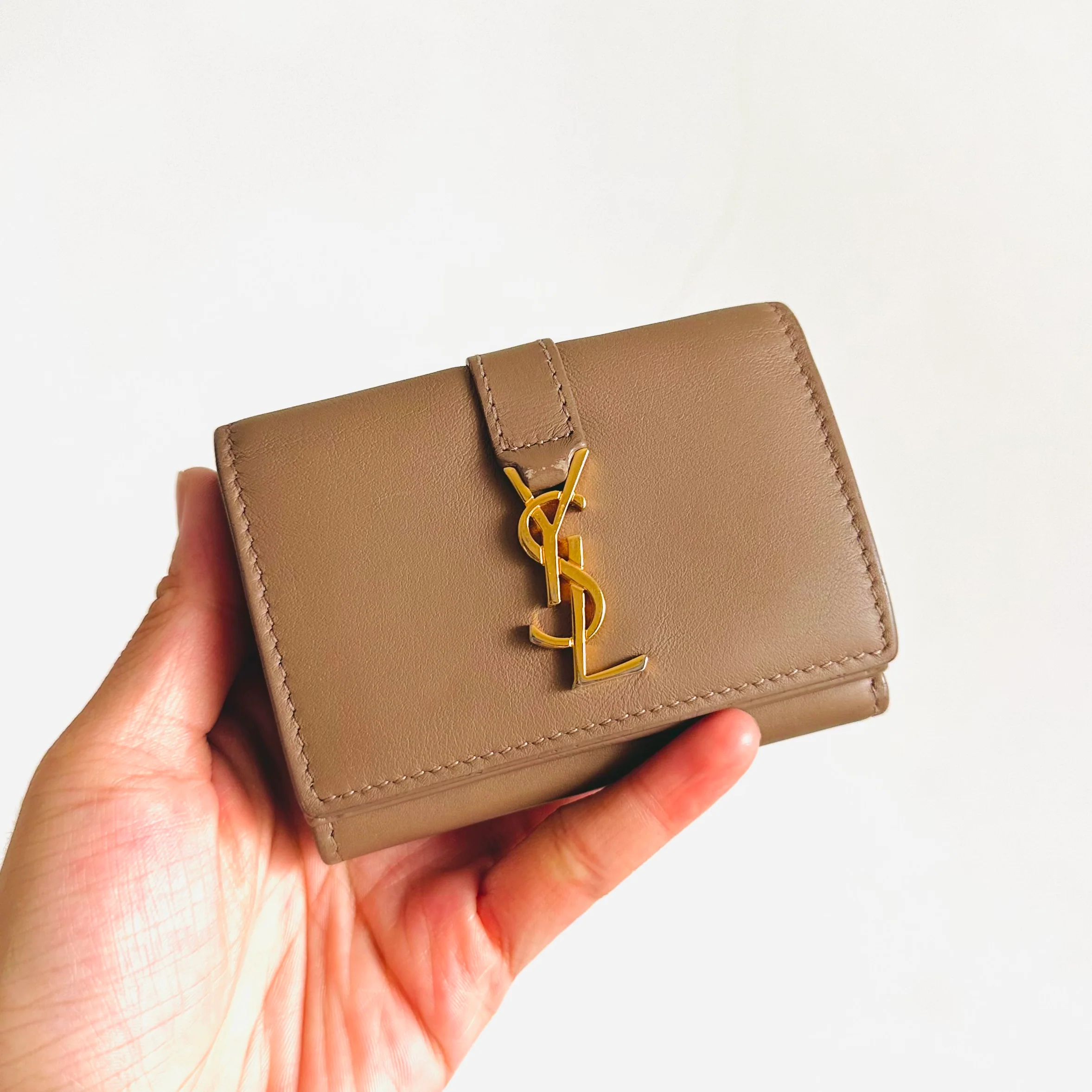 ysl mini wallet